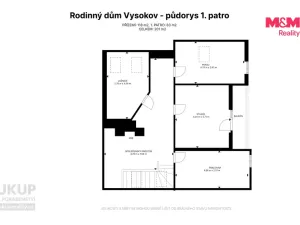 Prodej rodinného domu, Vysokov, 169 m2
