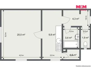 Prodej bytu 1+1, Nejdek, sídliště 9. května, 40 m2