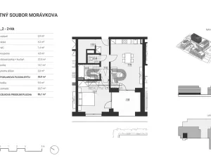 Prodej bytu 2+kk, Vyškov, Morávkova, 55 m2