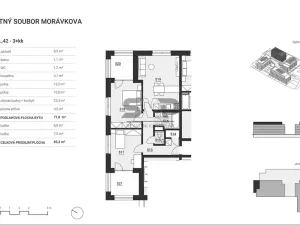 Prodej bytu 3+kk, Vyškov, Morávkova, 71 m2