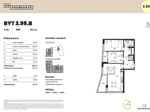 Prodej bytu 3+kk, Brno, 80 m2