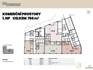Prodej obchodního prostoru, Brno, 766 m2
