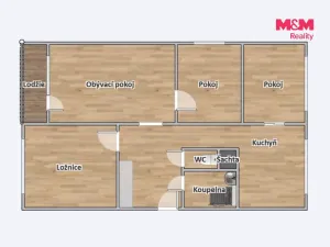 Prodej bytu 4+1, Havlíčkův Brod, Beckovského, 75 m2