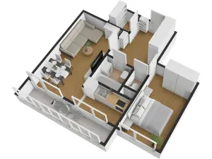Prodej bytu 2+1, Mělník, Kosmonautů, 59 m2