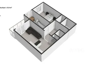Prodej bytu 3+kk, Praha - Uhříněves, Oty Bubeníčka, 57 m2