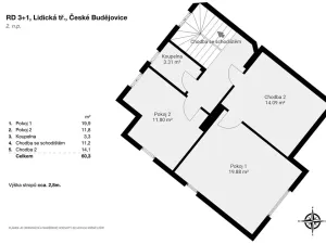 Prodej rodinného domu, České Budějovice, Lidická tř., 123 m2