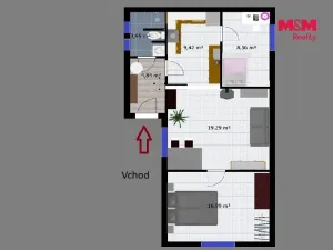 Pronájem rodinného domu, Drobovice, 60 m2