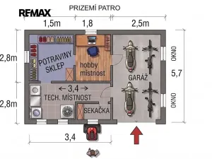 Prodej rodinného domu, Mnichovice, 79 m2