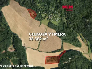Prodej pole, Blíževedly - Hvězda, 38582 m2