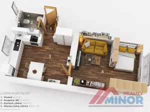 Prodej bytu 1+1, Buštěhrad, Sladkovského, 42 m2