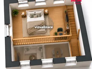 Prodej bytu 2+kk, Hostomice - Bezdědice, 52 m2