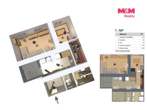 Prodej rodinného domu, Miličín, 170 m2