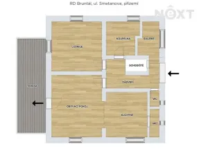 Prodej rodinného domu, Bruntál, Smetanova, 175 m2