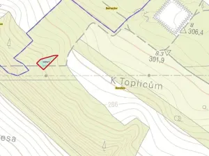 Prodej pole, Horušice, 1217 m2