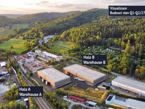 Pronájem výrobních prostor, Písek, 1500 m2