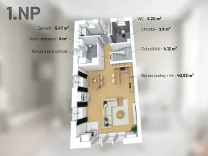 Prodej rodinného domu, Praha - Řepy, Otlíkovská, 125 m2