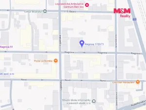 Pronájem bytu 2+kk, České Budějovice - České Budějovice 3, Riegrova, 44 m2