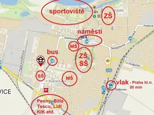 Pronájem bytu 1+1, Čelákovice, Rumunská, 41 m2