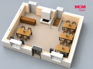 Pronájem restaurace, Zbraslavice, 120 m2