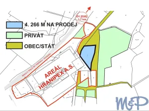 Prodej komerčního pozemku, Komorovice, 4266 m2