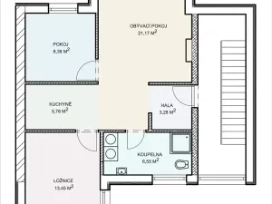 Pronájem bytu 3+kk, Modřice, Bobravská, 59 m2
