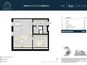 Prodej bytu 2+kk, Praha - Střížkov, Střížkovská, 68 m2