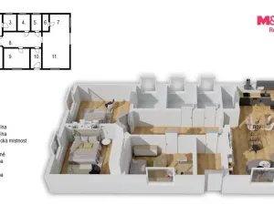 Prodej rodinného domu, Kostomlaty nad Labem, Hronětická, 103 m2