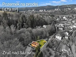Prodej pozemku, Zruč nad Sázavou, Vlašimská, 479 m2