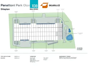 Pronájem skladu, Olomouc, Křelovská, 25800 m2