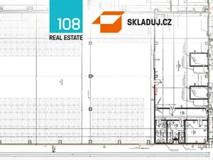 Pronájem skladu, Zdice, 960 m2