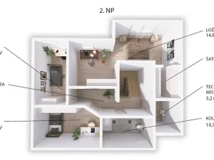 Prodej rodinného domu, Červený Újezd, Na Vyhlídce, 170 m2