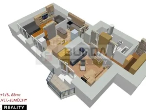 Prodej bytu 2+1, Kralupy nad Vltavou, 65 m2