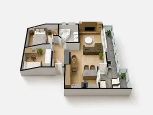 Prodej bytu 3+kk, Bošovice, Vyhlídka, 84 m2