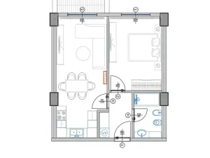 Prodej bytu 2+kk, Qerret, Albánie, 59 m2