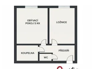 Prodej bytu 2+kk, Praha - Nusle, Na výsledku I, 46 m2
