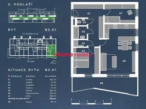 Prodej bytu 3+kk, Olomouc, Okružní, 77 m2