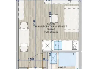 Prodej bytu 1+kk, Zlín, třída Tomáše Bati, 22 m2