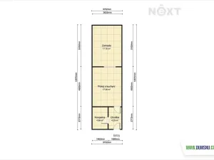 Pronájem bytu 1+kk, Mohelnice, Za Penzionem, 27 m2