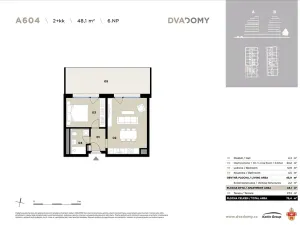Pronájem bytu 2+kk, Praha - Karlín, Křižíkova, 48 m2