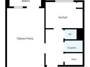 Prodej bytu 1+1, Chotěboř, Břevnická, 42 m2