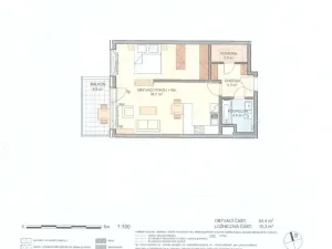 Pronájem bytu 2+kk, Praha, Nad přehradou, 54 m2