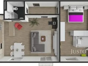 Prodej bytu 2+kk, Písek, Pražská, 72 m2