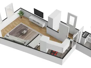 Prodej bytu 1+1, Znojmo, Na Kopečku, 32 m2