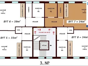 Pronájem bytu 1+kk, České Budějovice, J. Š. Baara, 34 m2