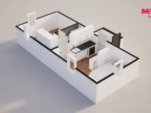 Pronájem bytu 2+kk, Jablonec nad Nisou - Mšeno nad Nisou, U Přehrady, 33 m2