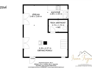 Prodej rodinného domu, Lešany, 85 m2