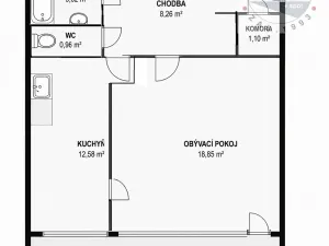 Prodej bytu 2+kk, Praha - Kamýk, Pavlíkova, 47 m2