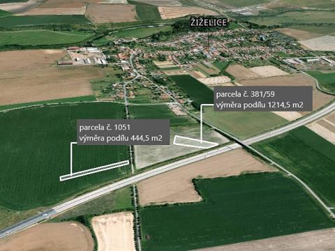 Prodej podílu pole, Žiželice, 1659 m2