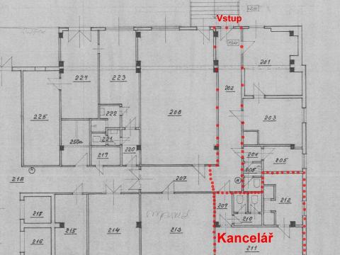 Pronájem kanceláře, Chomutov, Školní pěšina, 100 m2