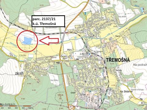 Prodej zemědělské půdy, Třemošná, 40370 m2